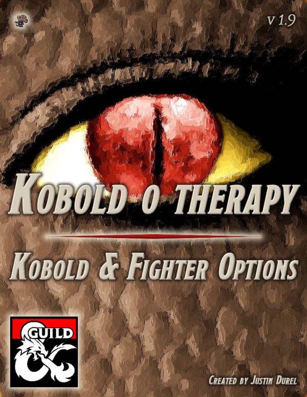 Cover of Kobold-o-therapy: Kobold & Fighter Options for D&D