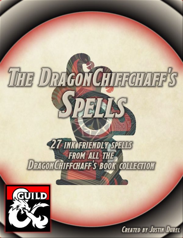 Cover of DragonChiffchaff's Spells - Unique Spells for D&D 5e