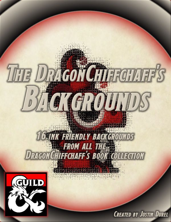 Cover of DragonChiffchaff's Backgrounds - 16 Character Backgrounds for RPGs